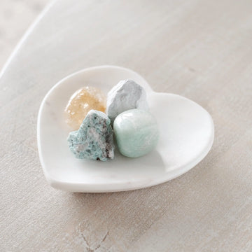 Marble Heart Dish Large